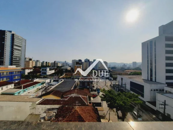 Imagem Apartamento com 1 quarto em prédio com lazer perto do VLT, à venda, 42 m² por R$ 293.000 - Macuco - Santos/SP