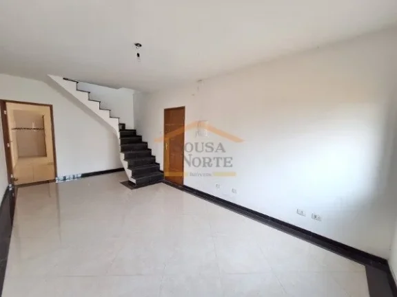Imagem Sobrado novo e nunca habitado, com 110m² de área útil, oferecendo ambientes amplos, bem iluminado...