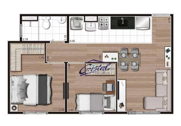 Imagem Apartamento com 2 quartos à venda, 40 m² - Vila Pirituba - São Paulo/SP