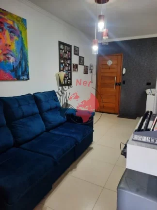 Imagem Cobertura Nova,2 dormitórios ,cozinha gourmet, churrasq, fogão e forno a lenha, quintal,1 vaga ,bairro Vila Scarpelli em Santo André
