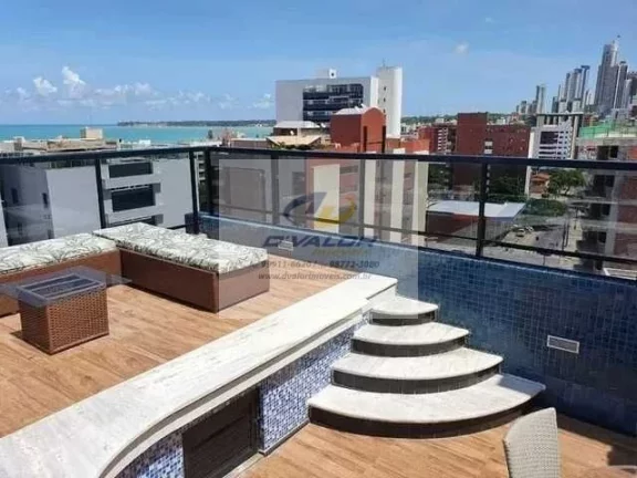 Imagem Vendo Cobertura Duplex com 311m², 5 suítes + DCE, piscina privativa com bar de apoio e 2 vagas