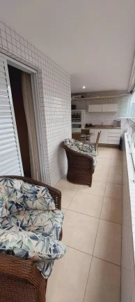Imagem Espetáculo de apartamento 3dorm no Canto do Forte com Vista Mar
