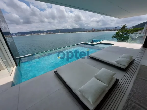 Imagem MANSÃO FRENTE PARA O MAR ,1000 M², 06 DORMITÓRIOS COM 06 SUITES, PISCINA BORDA INFINITA- PENINSULA GUARUJA