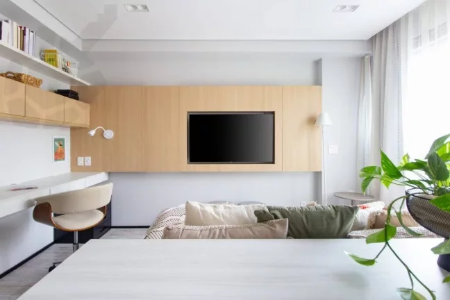 Imagem TOTALMENTE MOBILIADO E DECORADO * 1 DORM. * 1 VAGA