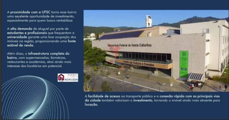 Imagem Unidades habitacionais do Smart 1 Trindade Estúdios FLORIANOPOLIS SC