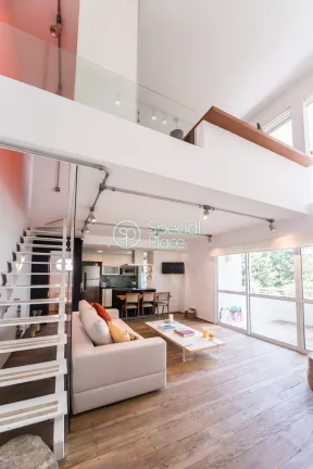 Imagem Apartamento com 74 m² no Edifício The Blue Loft no miolo Vila Nova, walking distance do Parque Ibi...