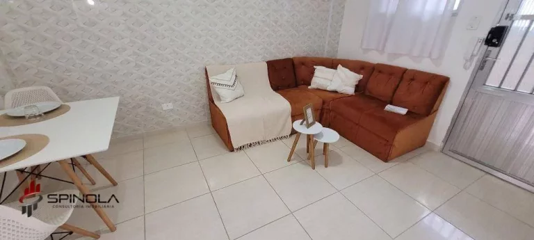 Imagem Apartamento com 1 dormitório à venda, 47 m² por R$ 270.000,00 - Vila Guilhermina - Praia Grande/SP