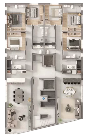 Imagem Blue Tower - Apartamento à venda no bairro Perequê - Porto Belo/SC