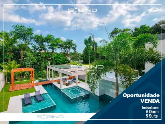 Imagem Belíssima casa no Golf 17 à venda com 5 Dormitórios 5 Suítes 511 m² - Riviera de São Lourenço - Bertioga SP