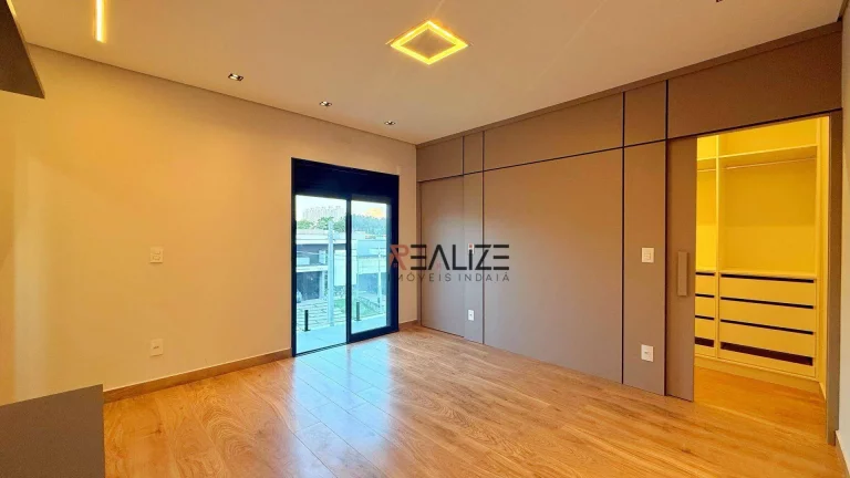 Imagem Sobrado com quintal e 3 suítes à venda, 164 m² por R$ 1.370.000 - Condomínio Park Gran Reserve - Indaiatuba/SP