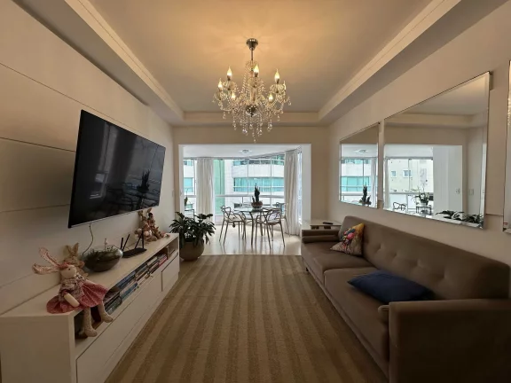 Imagem Apartamento mobiliado vista mar com 3 dormitórios sendo 2 suítes e 2 vagas, na Barra Sul-BC