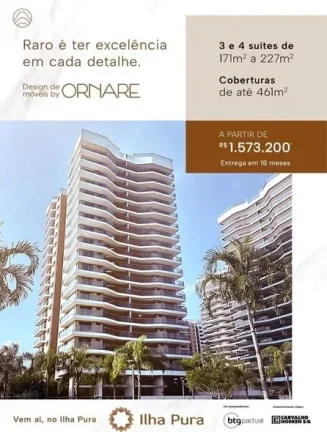 Apartamento para Venda em Rio de Janeiro, Barra da Tijuca, 2 dormitórios, 1 suíte, 2 banheiros, 1 vaga