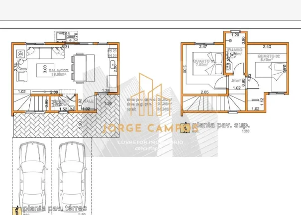 Imagem CA-25250 - CASA NOVA DE 2 DORM À VENDA NO CHÁCARAS ARAÚJO, SÃO JOSÉ DOS