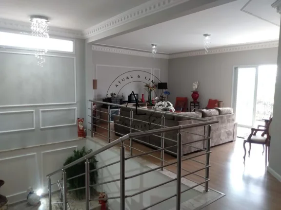 Imagem Exclusiva Casa de Luxo em Bolsão de Segurança com Piscina e 6 Suítes - 540m2 de Sofisticação
