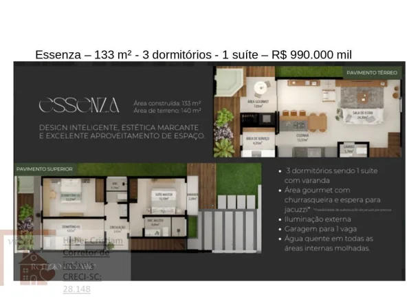 Imagem Casa moderna|Loteamento Planejado