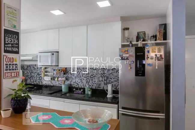 Imagem Este apartamento de 3 quartos, sendo 1 suíte, 2 salas, 2 banheiros, 2 vagas de garagem e incríveis 87,00 m2 para venda na Lapa