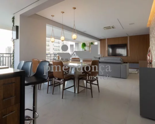 Imagem Vila Romana , apartamento decorado e reformado, 4 suites, 5 vagas, deposito, lazer club