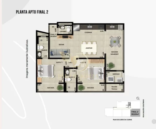 Imagem APARTAMENTO DE 2 DORMITÓRIOS A VENDA NO ITAGUÁ EM UBATUBA-SP