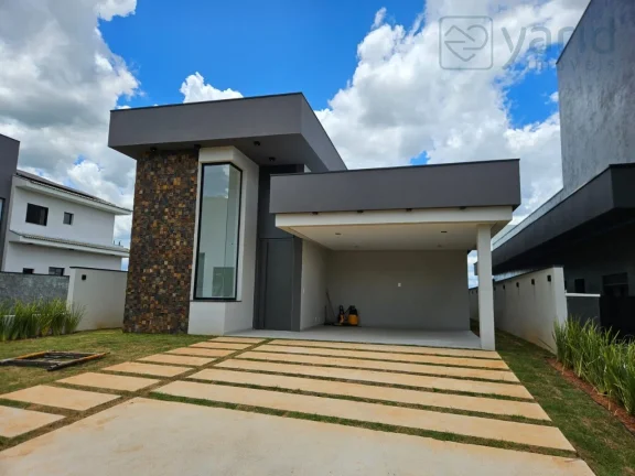 Imagem Imperdível! Sobrado de alto padrão em condomínio luxuoso no Ibi Aram 2, com 3 suítes, 4 vagas e 195m². Confira já!