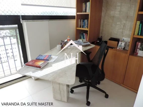 Imagem Cobertura de 352m c/4 suítes,4 vagas,Piscina Aquecida,Piscina c/Bar,Salão Cabeleireiro,Pilates,Brinquedoteca,Quadra,Sauna,Espaço gourmet, Mercado, Spa