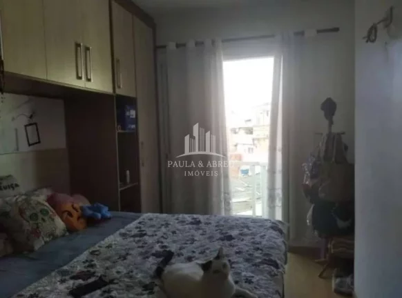 Imagem Sobrado em Condomínio 86m², 2 dormitórios, 3 banheiros, 2 vagas, Churrasqueira no Vila Assis, Mauá-SP