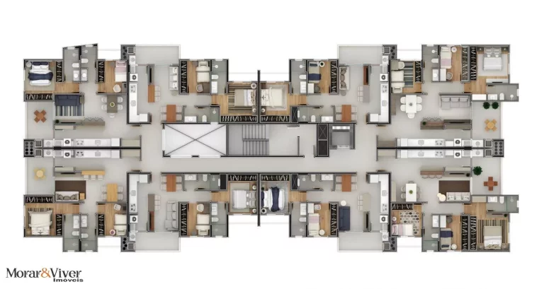 Imagem Apartamento para Venda em Curitiba, Água Verde, 2 dormitórios, 1 suíte, 2 banheiros, 2 vagas