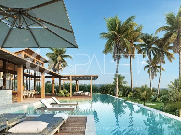 Imagem Lindíssima mansão tropical em fase avançada de construção à venda na Fazenda Boa Vista