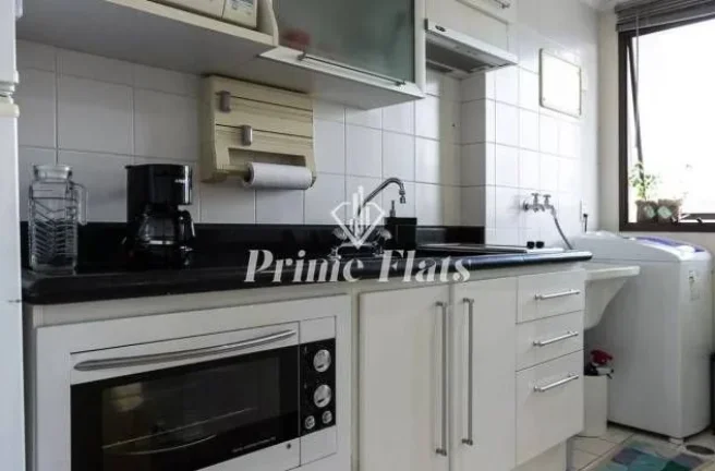 Imagem Flat disponível para venda no Quality Suítes Long Stay Vila Olímpia, com 48m², 2 dormitórios e 1 vaga de garagem