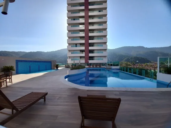 Imagem Apartamento na Praia de Mongaguá - 2 Dormitórios (1 Suíte) - Varanda Gourmet - Vista Mar - 1 Vaga de Garagem - R$ 420 mil, Cod: 2290