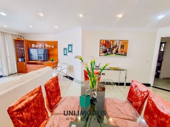 Imagem Apartamento à beira-mar em Guarapari, 4 quartos, 2 suítes, varanda ampla e 144m² de conforto