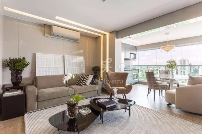 Imagem Apartamento com 1 dormitório à venda, 58 m² por R$ 1.166.000,00 - Brooklin Paulista - São Paulo/SP
