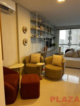Imagem Apartamento Mobiliado com Vista Mar – 3 Suítes | 2 Vagas | Centro de Itapema