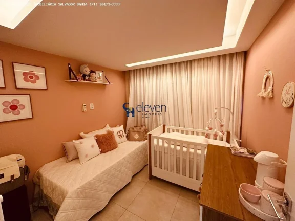 Imagem LOCAÇÃO  MOBILIADA  ANUAL OU VENDA  APARTAMENTO DUPLEX COM PLANTA DE DOIS QUARTOS, UM DELES SUÍTE E VISTA PARA BAIA DE TODOS OS SANTOS. 