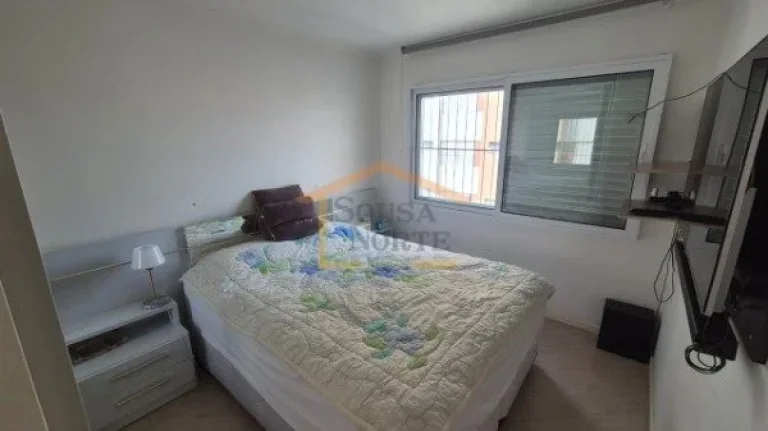 Imagem Apartamento mobiliado com 2 dormitórios, 2 banheiros e 1 vaga de garagem. Possui sala de estar e ja...