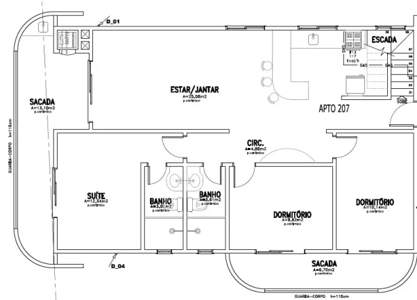 Imagem Acrópole Residence - Apartamento à venda no bairro Quatro Ilhas - Bombinhas/SC