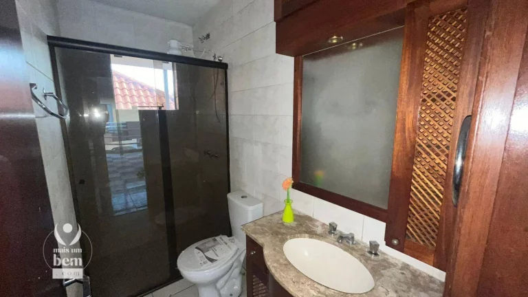 Imagem Incrível sobrado de 165 m² com 4 quartos, sacada, churrasqueira, 2 vagas de garagem à venda por R$ 800.000 - Atuba - Curitiba/PR