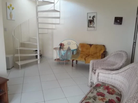 Imagem Imperdível Cobertura Duplex à Venda em Ubatuba-SP, Bairro Toninhas! 3 Quartos, 2 Salas, 2 Banheiros, 2 Vagas, 120m².
