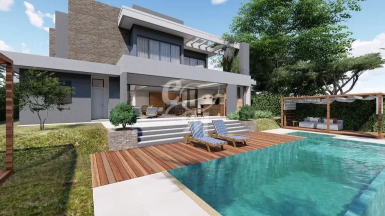 Imagem Arquitetura Moderna - Casa em Fase de Acabamento