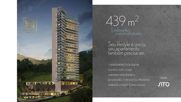 Imagem UNIQUE SANTA LUCIA - Apartamento à venda no bairro Santa Lúcia - Belo Horizonte/MG