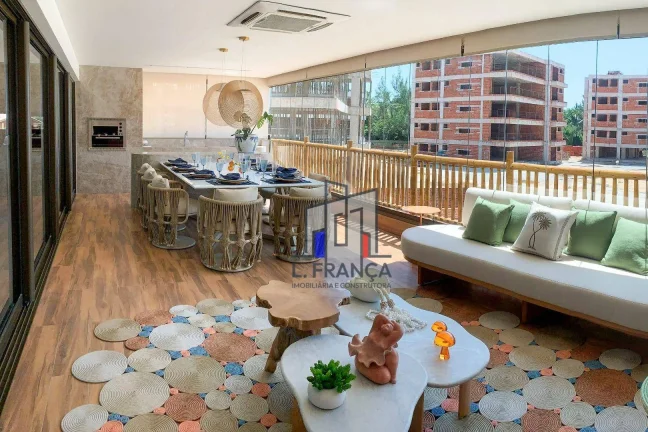 Imagem Apartamento com 4 dormitórios à venda por R$ 3.326.903 - Terceira Etapa - Aquiraz/CE