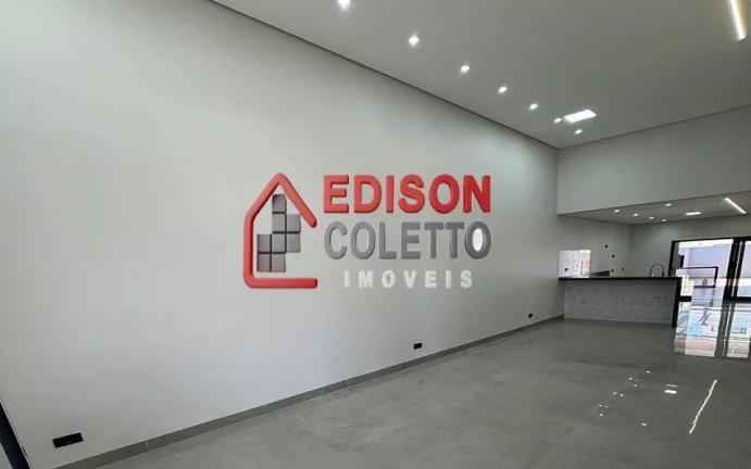 Imagem "Pronto para Morar" Casa recem construída a venda, Residencial Agápe, 3 Quartos, Piracicaba!!