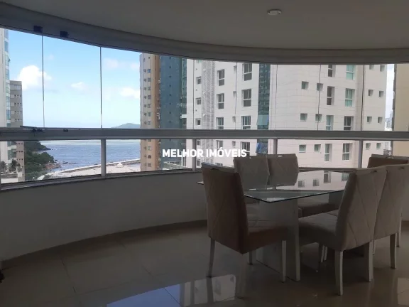 Imagem Locação anual, vista mar com 03 suítes e 2 vagas de garagem localizado no bairro Pioneiros em Balneário Camboriú.