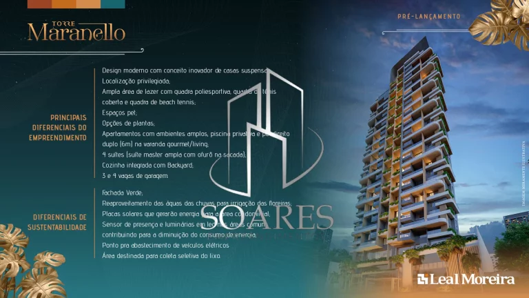 Imagem Torre Maranello: 4 suítes + piscina privativa! Exclusividade e sofisticação
