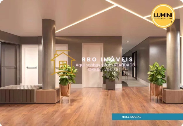 Imagem LUMINI RESIDENCIAL CLUBE 2 - Carapicuíba 1 e 2dormitórios de 28,40m² a 40m²
