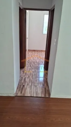 Imagem Apartamento 34,36m², 2 dormitórios, 2 banheiros, sala dois ambientes com sacada, cozinha com armá...
