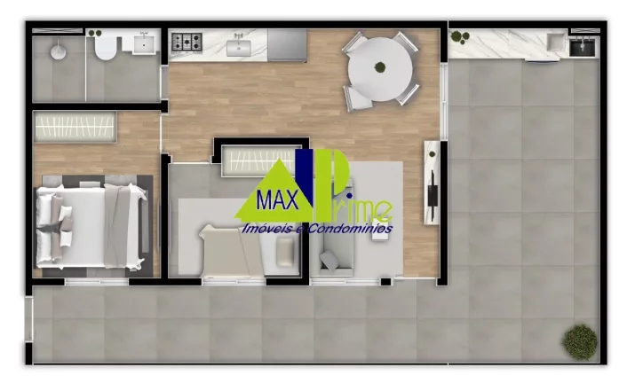 Imagem Imperdível Apartamento à Venda em São Paulo - Chácara Califórnia! 1 Quarto, 1 Sala, 1 Banheiro, 30,48 m².