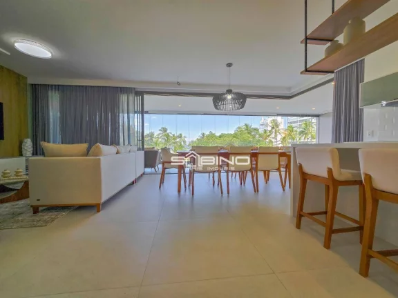Imagem Apartamento pé na Areia frontal à Venda, com 4 suítes 208m² - 3 vagas, Riviera de São Lourenço Bertioga SP