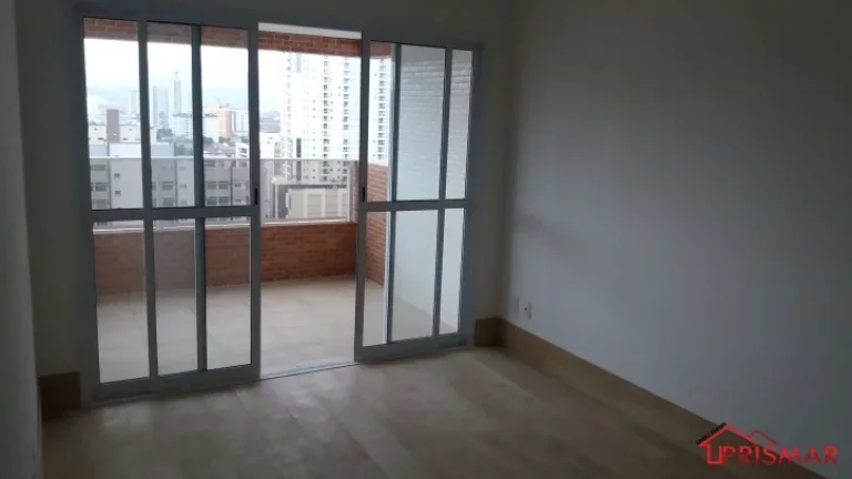 Imagem 2 dormitorios 2 suites 1 vaga demarcada Boqueirão Santos