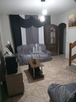 Imagem Ótima Sobrado, 2 Vagas, 3 Dormitórios, 3 Banheiros, Lavanderia Separada, Quintal Grande no Jardim Zaíra 4, Mauá