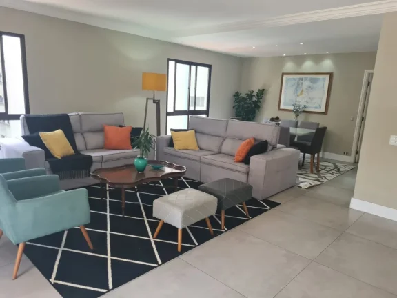 Imagem Apartamento 189 M², 4Q, 1 suíte, 2 salas, 3 banheiros, 3 vagas, piscina aquecida, academia, salão de festas, quadra, face norte, ensolarado.